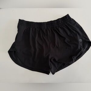 Tasc Black Athletic Shorts with under shorts sz Med Petite Spring